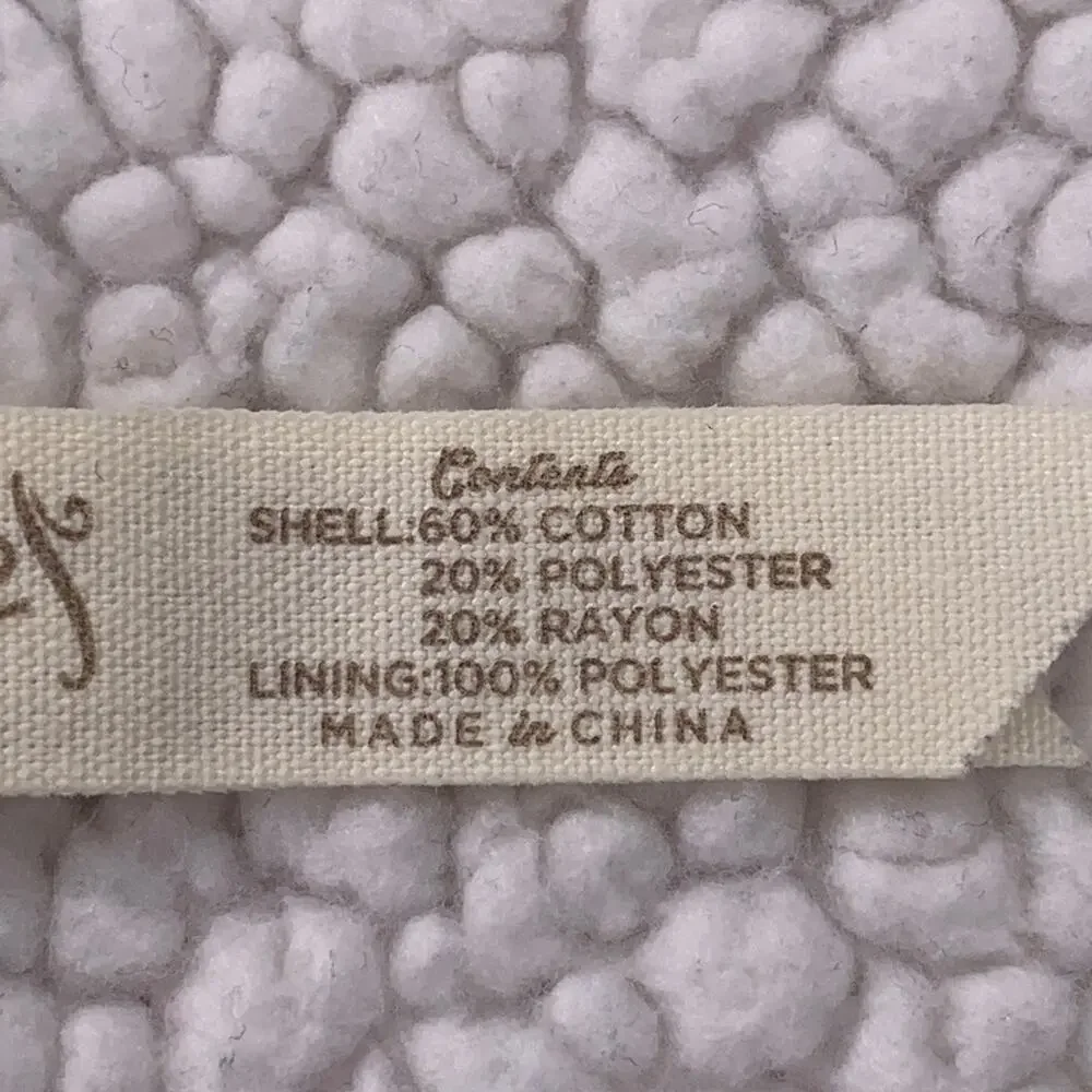 Matilda Jane Make Believe WARM HUGS Sz 10 Hood Vest Sherpa Lining Toggle Buttons